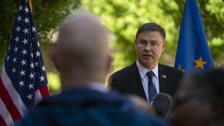 Il Vicepresidente esecutivo Valdis Dombrovskis a Washington DC per discutere di commercio transatlantico e sostegno all’Ucraina