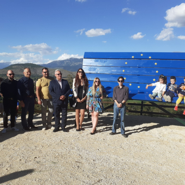 Inaugurazione della Prima Panchina Europea Gigante a Bugnara